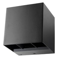 Vgarmatur Artes LED, 8W, 3000K, 340 lumen, sort