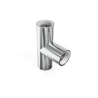 Purus grenrr, 90, PP-plast, 32 mm, indstik, muffe, forkromet