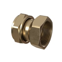 tilslutningskobling, DN25, 1 1/4" x 1 1/4", muffe/muffe, lngde 41 mm