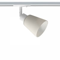 Nordlux Link Koniekel skinnespot, glas front, GU10, hvid + Energetic, 2700K, 345lm, CRI>80, 15.000 timer, ej d?mpbar