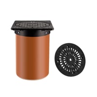 Kombi Ringen, 315/400 mm firkantet rist med PP-skrt, 1,5 t, PP