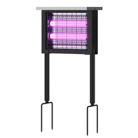 Solcelle insektlampe - Sort, IP65, 10W, dækker op til 60m2