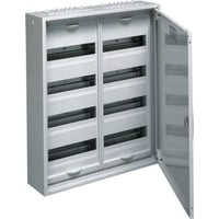Hager FW metakapslet fordelingstavle, 650x1050x161 mm, 192 mod., RAL 9010