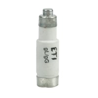 Sikring D01 6A gG E14, 400V AC, brydeevne 50kA, Standard DIN EN 60269-1, DIN EN 60269-3. Med status indikator - (10 stk.)