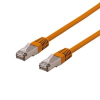 6: DELTACO S/FTP Cat6 patchkabel, LSZH, 1 meter, orange