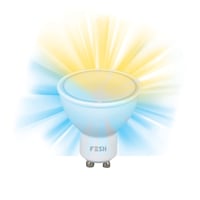 FESH Smart Home LED Spot, kold/varm GU10, 5W