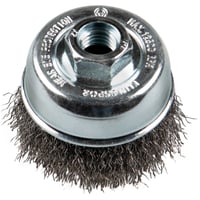 Kopbrste BT 600 W, stl, gevind M14, 80 mm - Klingspor