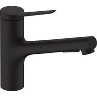 Hansgrohe Zesis M33 150 kkkenarmatur, med udtrk, mat sort