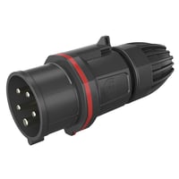 CEE Stikprop Neo, 16A, 5P, 400V, rd, 6H med fjederklemme, IP54 – Walther