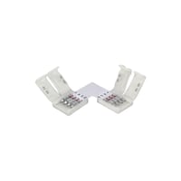 L-mellemled til RGB strips, 10mm bred, 12V / 24V billede