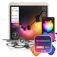 Philips Hue Festavia Globe udendrs lyskde, 30 prer, 21 meter