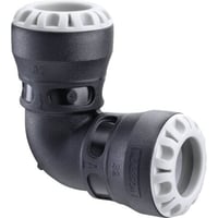 Plasson vinkel 90, 40 mm, PP, PN16