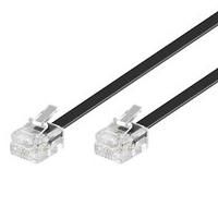 Modularkabel RJ11, 4C/4P, 10 meter, med pinout 1-4, 2-3, 3-2, 4-1 - MicroConnect