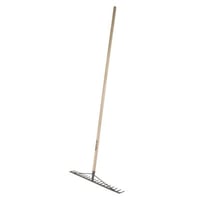 Galax anlægsrive 64cm - galax anlægsrive med lakeret asketræsskaft, planeringsrive
