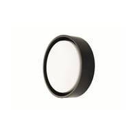 Frame Round LED, 3000K, sort