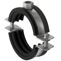 Fischer 560597, Rørholder, Sort, Rustfrit stål, 40 - 46 mm, 3,18 cm (1.25), EPDM, Rustfrit stål, 1 kN