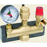 Sikkerhedsgruppe 3/4", 2,5 bar, isoleret