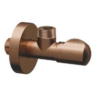 Linea Design stopventil, 1/2"x3/8", 49mm, med roset, kobber