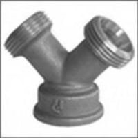 Y-stykke forkromet 3/4" gevind billede