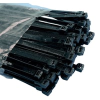 Billede af Kabelbinder 7,6 x 450 mm, sort (100) - 100 stk