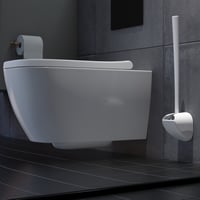 Sanimaid Copenhagen toiletb?rste, inkl. v?gholder, hvid