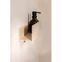 Metallbude Shea badehylde, 500 mm, 85 mm, 110 mm, beige billede