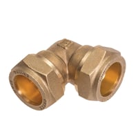 Kompressions vinkel 90 til pex og kobber, 10 mm - Conex