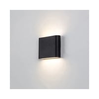LEDlife DuoLume 8W vglampe, sort inkl. lyskilde, IP65, inde/ude, 230V, 650lm, Ra 80