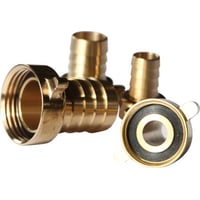 slangeforskruning 1/2 - 1/2 omløber og til 1/2 slange. Messing