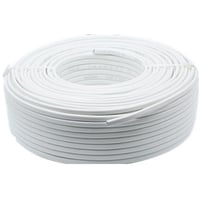 Billede af 12-24V ledning hvid - 2x0,35mm, metervare, min. 5 meter