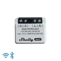 Billede af Shelly PM Mini (GEN 3) WiFI effektmler uden rel (230VAC) hos WATTOO.DK