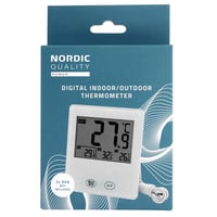 Digitalt indendrs-udendrs termometer med ledningssensor