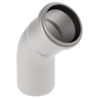 Ø 40 mm x 45° Bøjning rustfri AISI304/EN1.4301 BLÜCHER