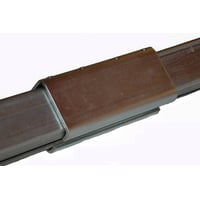 Samlemuffe til portskinne, med 4 stk. 6 mm pinolskruer