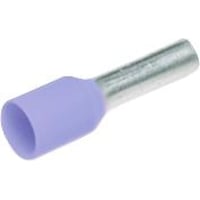 Elpress - Isoleret terminalrr, 0,25 mm / 8,0 mm, violet (farvekode TE) - 500 stk