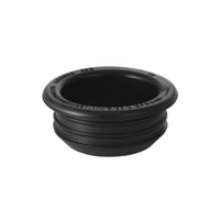 46 x 40 mm Gummimanchet, sort PEH – Geberit