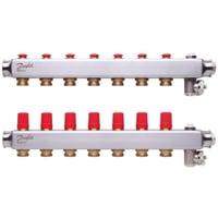 Danfoss SSM manifoldst, 7+7 med endestykke
