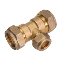 Billede af Conex 18x15x18mm komp. tee godkendt til pex og kobber