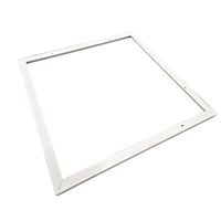 Billede af Troldtektramme til 60x60 LED panel, skruemontering, hvid kant hos WATTOO.DK