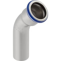 Mapress Rustfrit, 42 x 42 mm bjning 45, indstik/presmuffe - Geberit