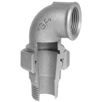 Galvaniseret vinkel union 90 m. mf/np - " x " billede