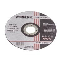 WORKER skreskive Inox, 0,8 x 125 mm