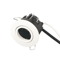 Luna Combi Install 230V IP44, mat hvid, rund