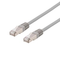 Deltaco U/ftp Cat6a Patch Cable 3m 500mhz Deltacertified Lszh Grey - Ledning