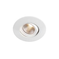 LED-downlight Optic S Quick ISO Hvid 3000K, 290lm, Ra>95, 3SDCM, 36°, 4,5W, IP44. Fasedæmpbar driver inkluderet.