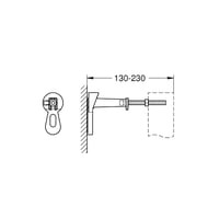 Grohe vægbeslag til Rapid SL indbygningsmoduler (2 stk.)
