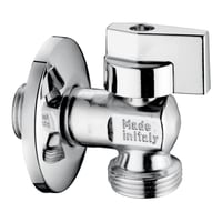 Vinkelventil 3/4"X1/2" til vaskemaskine, med kontraventil