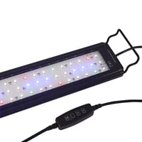Akvarie armatur, 45-60 cm, 11W LED, hvid/bl/rd/grøn, justerbar lngde, IP66