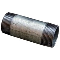 Galvaniseret nippelrr, ?2" x ?2", 80 mm lang