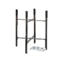 Nedgravet stlramme til lygtepls montering